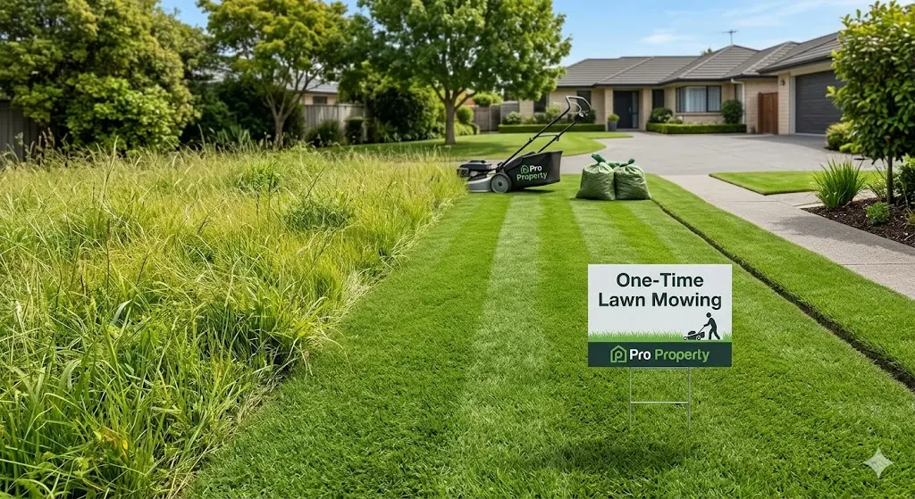 One-Time Lawn Mowing